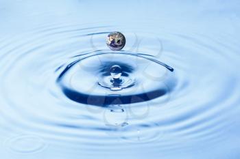 Royalty Free Photo of a Drop of Water