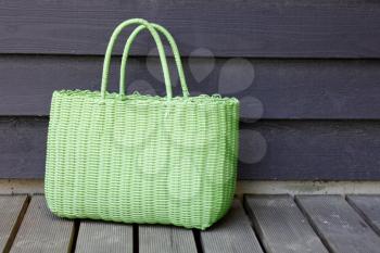 Royalty Free Photo of a Green Purse