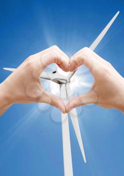 Love wind turbines