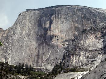 Royalty Free Photo of the Half Dome in Yosemite National Park