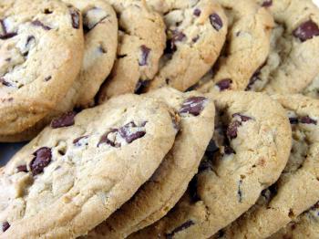 Royalty Free Photo of Chocolate Chip Cookies