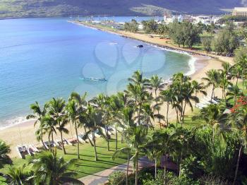 Royalty Free Photo of a Lovely Bay In Kauai, Hawaii