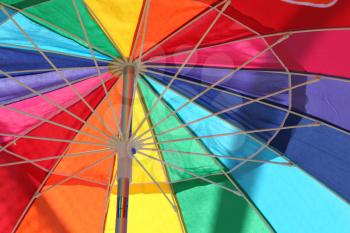 Royalty Free Photo of a Colourful Umbrella