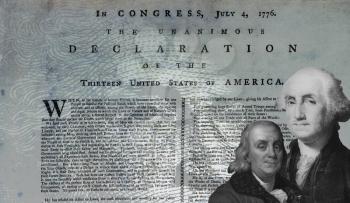 Royalty Free Photo of the American Declaration Of Independence