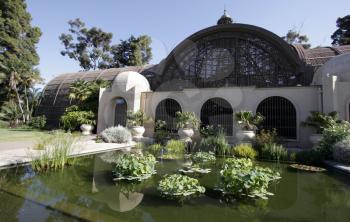 Stock Photo of Gardens in San Diego's Balboa Park