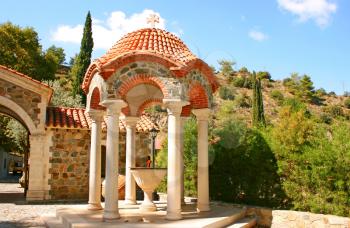 Royalty Free Photo of a Machairas monastery in Cyprus