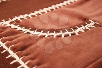 Royalty Free Photo of a Brown Fabric