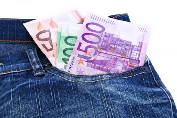 Royalty Free Photo of Money in a Pocket