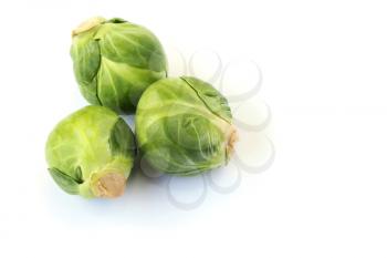 Royalty Free Photo of Green Brussels Sprouts
