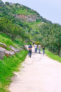 Royalty Free Photo of People on the Akamas Peninsula in Cyprus