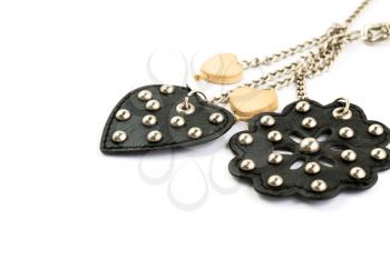 Royalty Free Photo of Leather Pendants