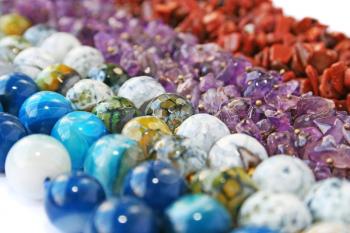 Royalty Free Photo of Natural Stone Necklaces