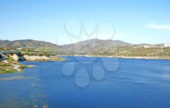Royalty Free Photo of a Mountain Lake in Cyprus