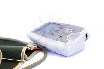 Royalty Free Photo of a Digital Blood Pressure Measurement