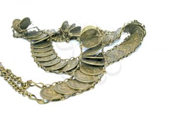Royalty Free Photo of a Belt Made of Coins
