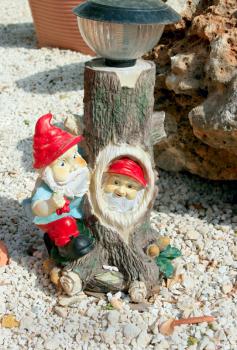 Royalty Free Photo of Two Gnomes
