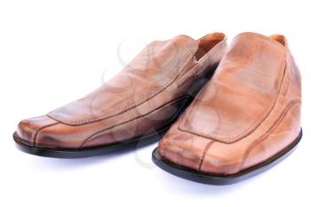 Royalty Free Photo of a Pair of Brown Shoes