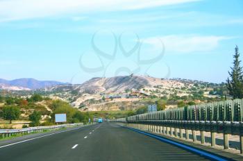 Royalty Free Photo of a Road in Cyprus