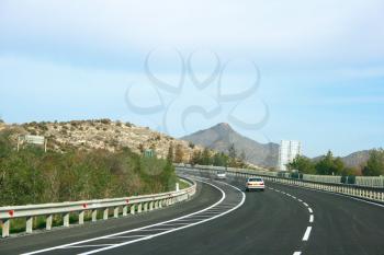 Royalty Free Photo of a Road in the Mountains