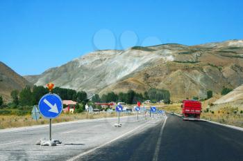 Royalty Free Photo of a Road in Turkey