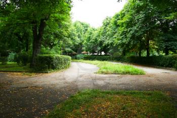 Royalty Free Photo of a Path in a Park