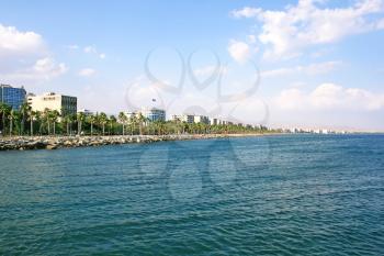 Royalty Free Photo of a City by the Sea