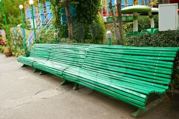 Royalty Free Photo of a Bench in a Park