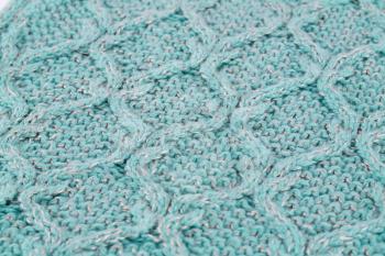 Knitted cloth background closeup picture.