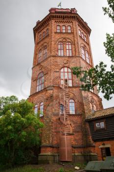 Bredablick tower at Skansen, the first open-air museum and zoo, located on the island Djurgarden in Stockholm, Sweden.