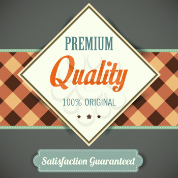 Premium Quality poster, retro vintage design in vector format