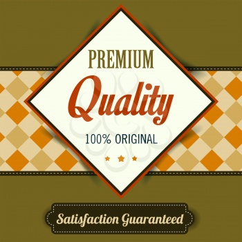 Premium Quality poster, retro vintage design in vector format