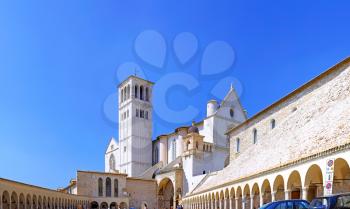 City cview of Assisi. Umbria region . Italy