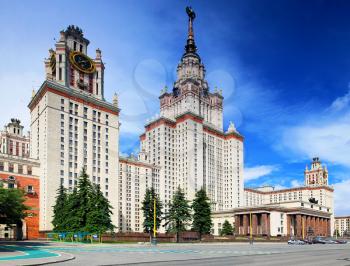 Lomonosov Moscow State University, Main Building, main entrance.