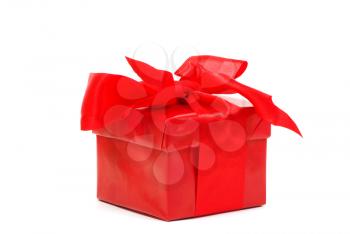 Royalty Free Photo of a Red Gift