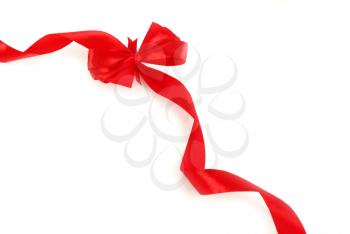 Royalty Free Photo of a Red Ribbon