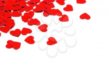 Valentine's Hearts isolated on white