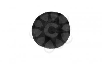 Black Abstract Circle Stroke.