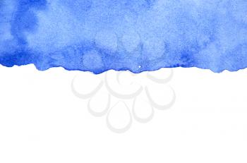Abstract blue watercolor background