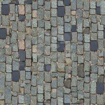 Dark Grey Stone Block Seamless Texture. (Vertical Orientation).