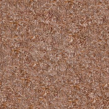 Seamless Tileable Texture of Brown Decorative Plaster Wall.