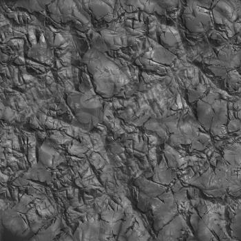 Piece of Coal - Closeup. Seamless Tileable Texture.