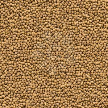 Dry Granulated Pet Food. Seamless Tileable Texture.