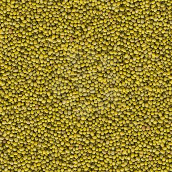 Mung Beans Close Up Background. Seamless Tileable Texture.