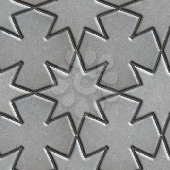 Royalty Free Photo of a Star Pavement Background
