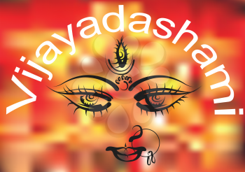 Vijayadashami. abbstract festive background for indian festival