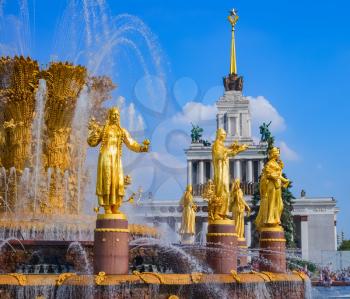Fountain Friendship of the Peoples, Moscow, Russia