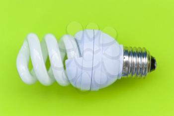 Royalty Free Photo of an Energy Saving Light Bulb