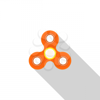 Toy spinner to relieve stress. Vector illustration .