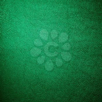 Green Leather Texture For Background
