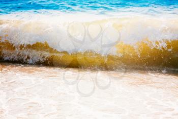 Sea Ocean Waves. Abstract Splash Background Stormy Sea